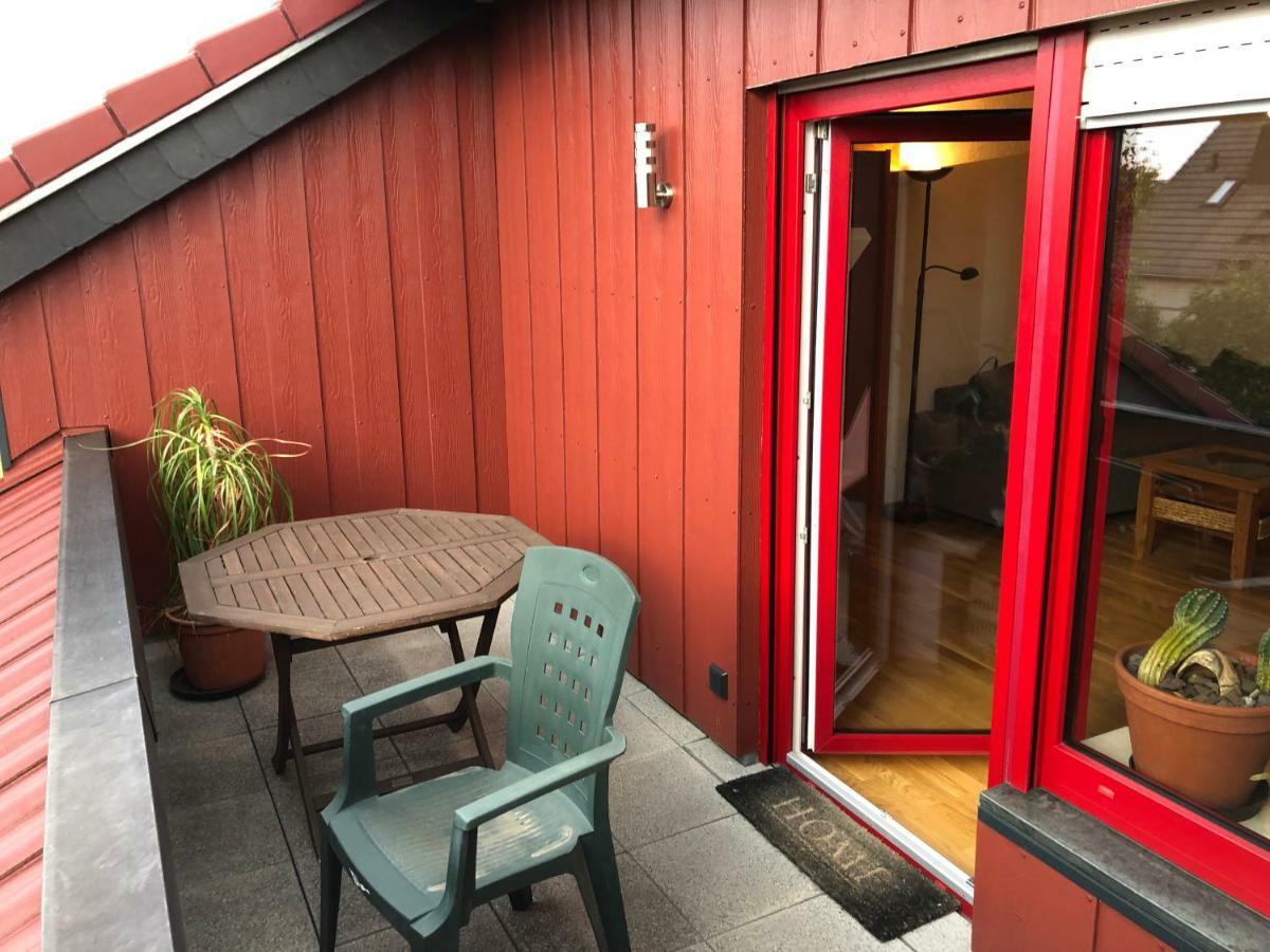 Natürlicher Holzkomfort im hessischen Kegelspiel Hünfeld Exterior foto